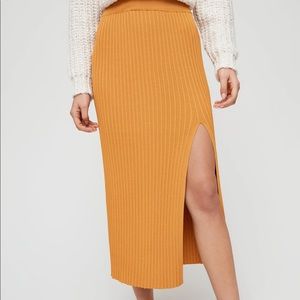 Wilfred Knit Slit Skirt
